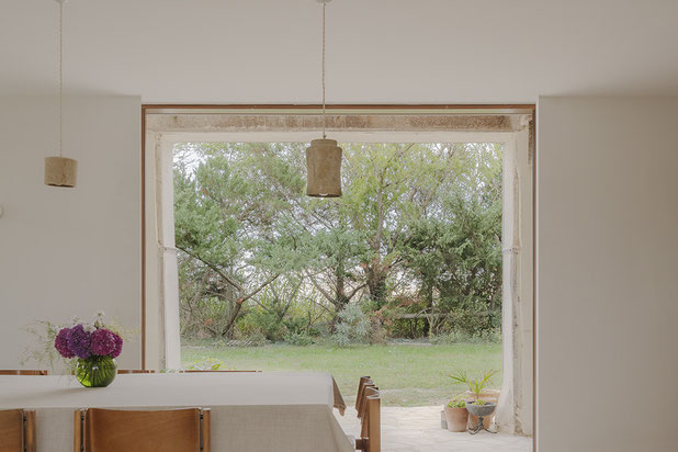 vue de la salle commune-rehabilitation-maison-Arles