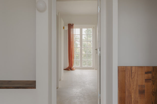 vue de l'étage, accès chambre-rehabilitation-maison-Arles