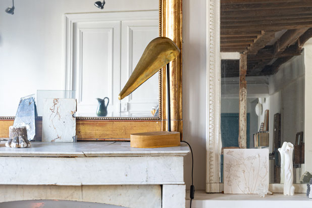 La cheminée-renovation-appartement-Paris