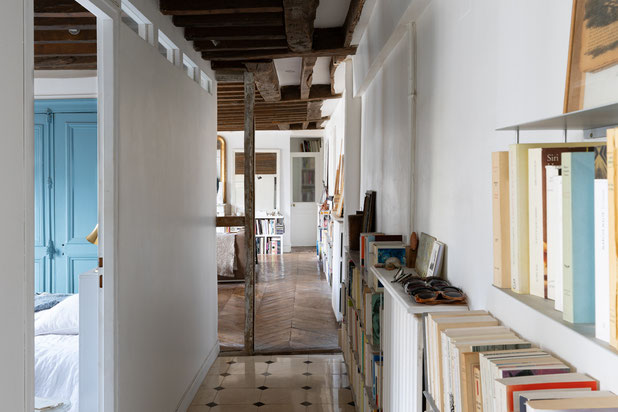 Le couloir-renovation-appartement-Paris
