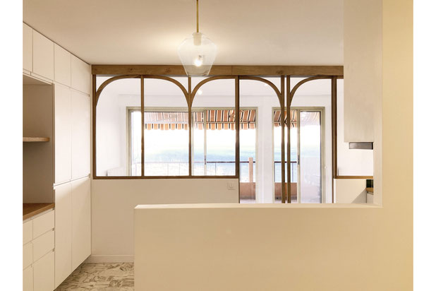 La verrière côté bois et les rangements médicaux sur mesure-rehabilitation-autre-Nice