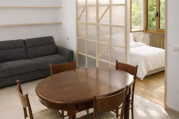 Salon & nouvelle chambre-rehabilitation-appartement-Roma