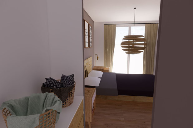 Chambre parentale - Projet V.-amenagement-maison-Guissény