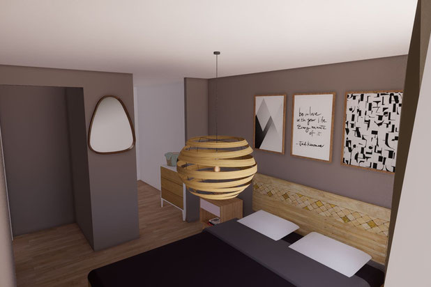 Chambre parentale - Projet V.-amenagement-maison-Guissény