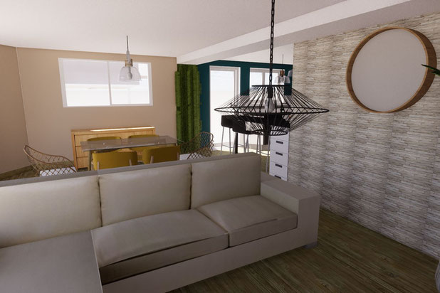 Salon - Projet V.-amenagement-maison-Guissény