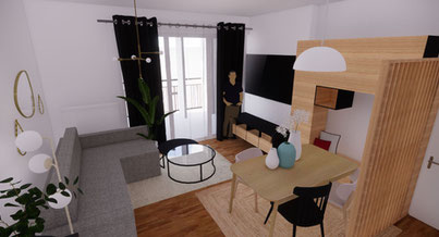Photo d'un projet de Aménagement Appartement à Nanterre