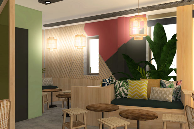 Salle - Espace banquette-amenagement-boutique_local-Saint-Nazaire
