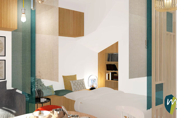 Banquette-renovation-appartement-Les Sables-d'Olonne