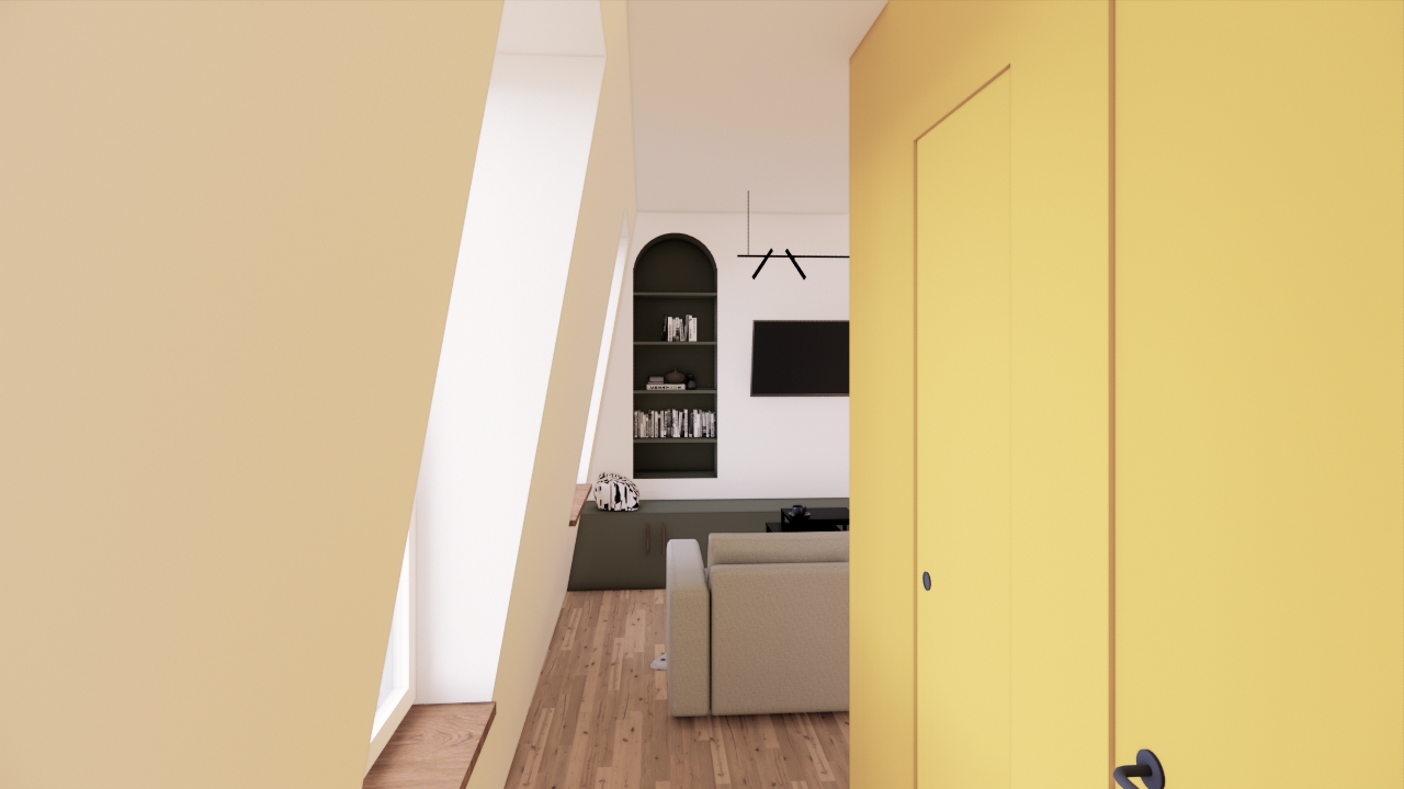 Rénovation de 2 chambres de bonnes en 1 seul appartement – rénovation d'appartement Moselle