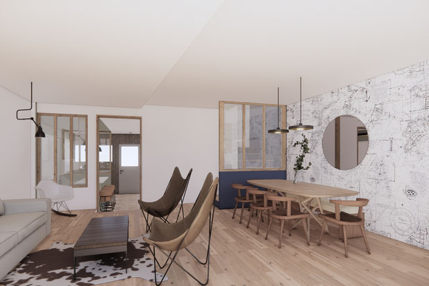 Salon / Séjour-renovation-maison-Fouesnant