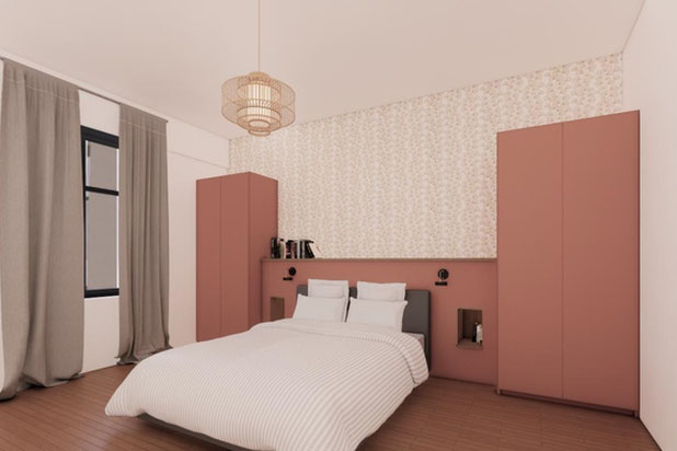 Aménagement chambre parentale-renovation-maison-Nantes