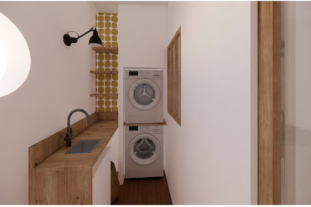 Buanderie R+2-renovation-maison-Angers