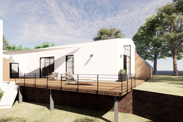 Vue extérieure sur terrasse-renovation-autre-Mésanger
