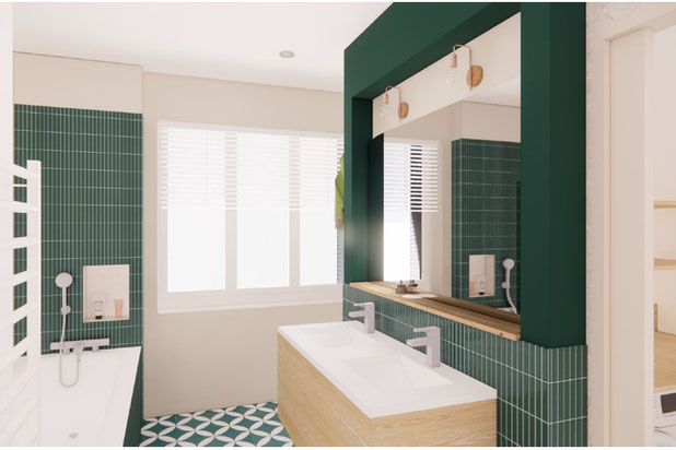 SDE / SDB parentale-renovation-maison-Nantes