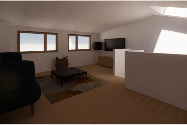 Espace sous combles-agrandissement_extension-maison-Rezé
