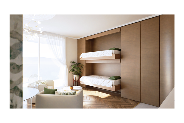 Aménagement intérieur-rehabilitation-hotel-Ajaccio