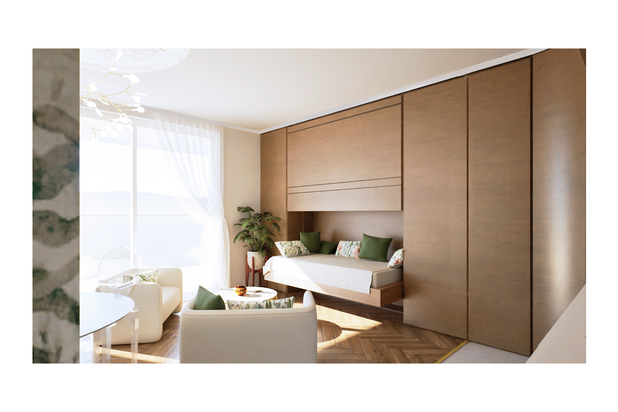 Aménagement intérieur-rehabilitation-hotel-Ajaccio