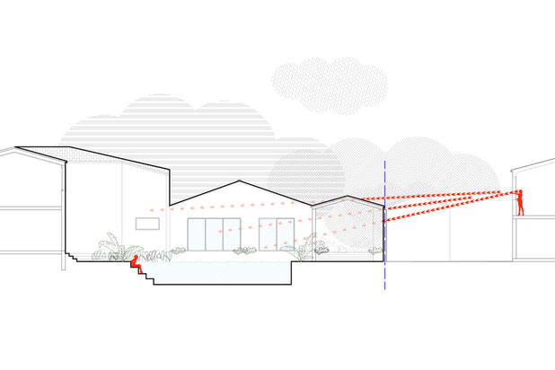 Coupe de site-agrandissement_extension-logement-Noirmoutier-en-l'Île