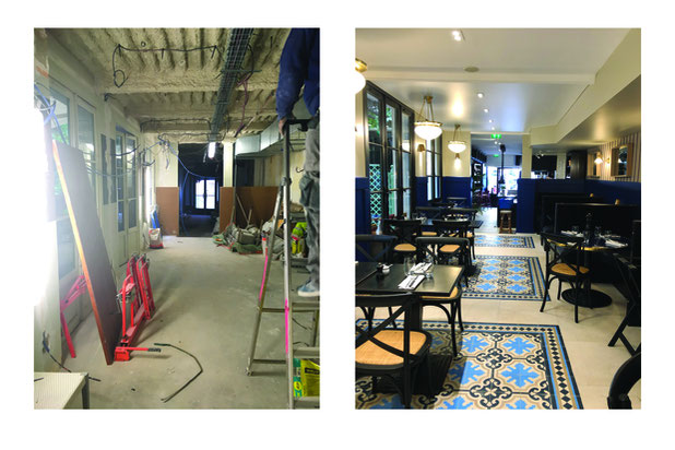 Suivi de chantier-rehabilitation-cafe_restaurant-Paris