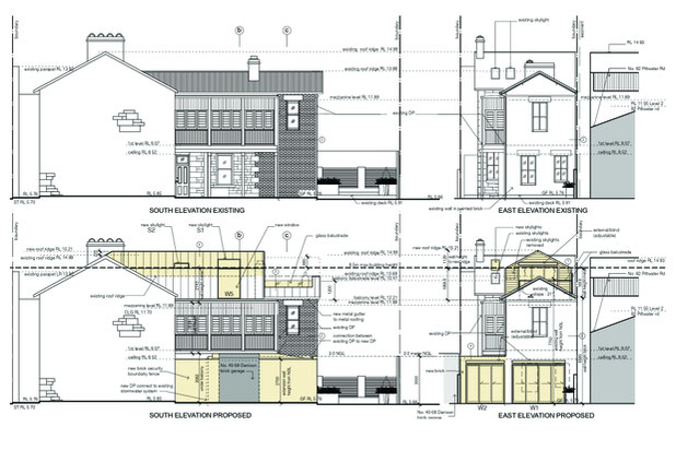Elévations SUD + EST-surelevation-logement-Bayview