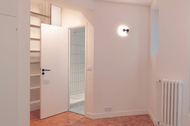 10 - Chambre, dressing, salle d'eau-rehabilitation-appartement-Paris