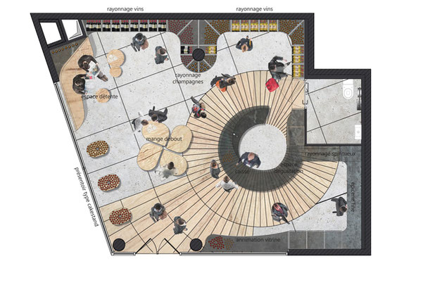Plan texturé-amenagement-boutique_local-Romainville