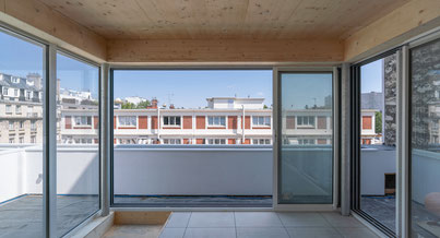 Photo d'un projet de Surélévation Surélévation à Paris