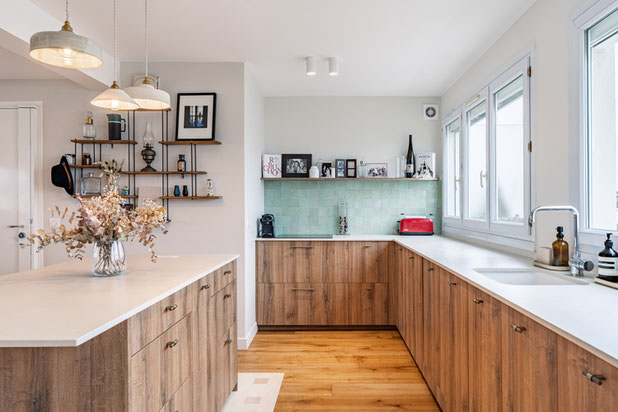 Cuisine vue d'ensemble 01-renovation-appartement-Boulogne-Billancourt