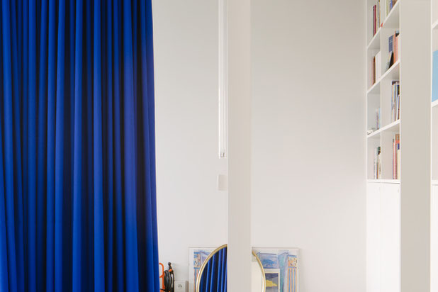 Depuis le salon vers la chambre-renovation-appartement-Paris