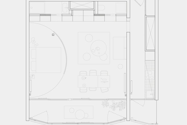Plan de l'appartement-renovation-appartement-Paris