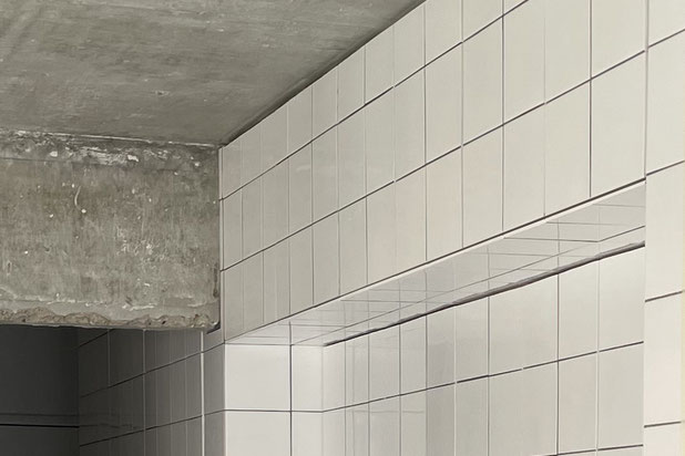 Photo de chantier, détail de la cuisine-amenagement-appartement-Paris