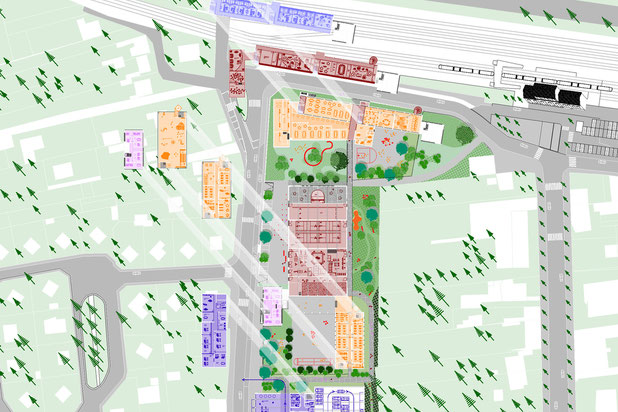 Plan programmatique et spatiale-rehabilitation-equipement-Charmes