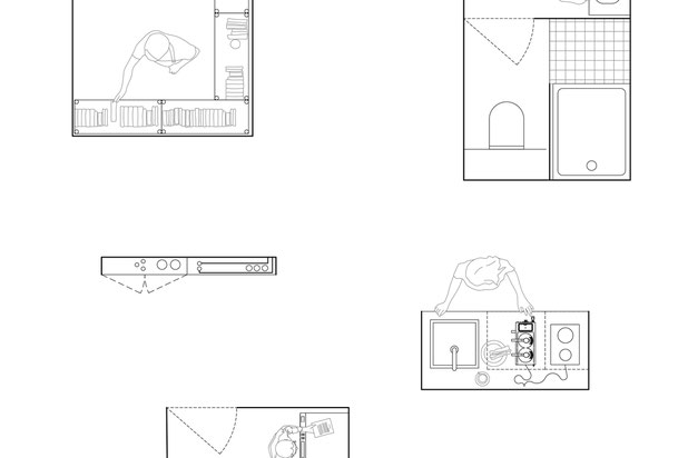 Principe des pièces programmées-renovation-bureaux-Paris