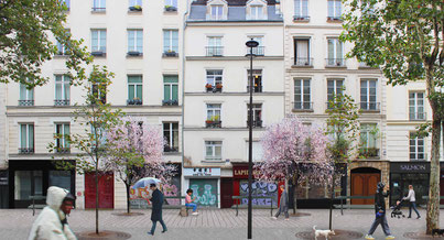 Photo d'un projet de Rénovation Aménagement extérieur à Paris