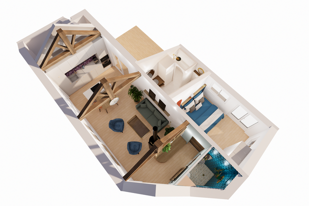 vue dessus-renovation-maison-Les Moutiers-en-Retz