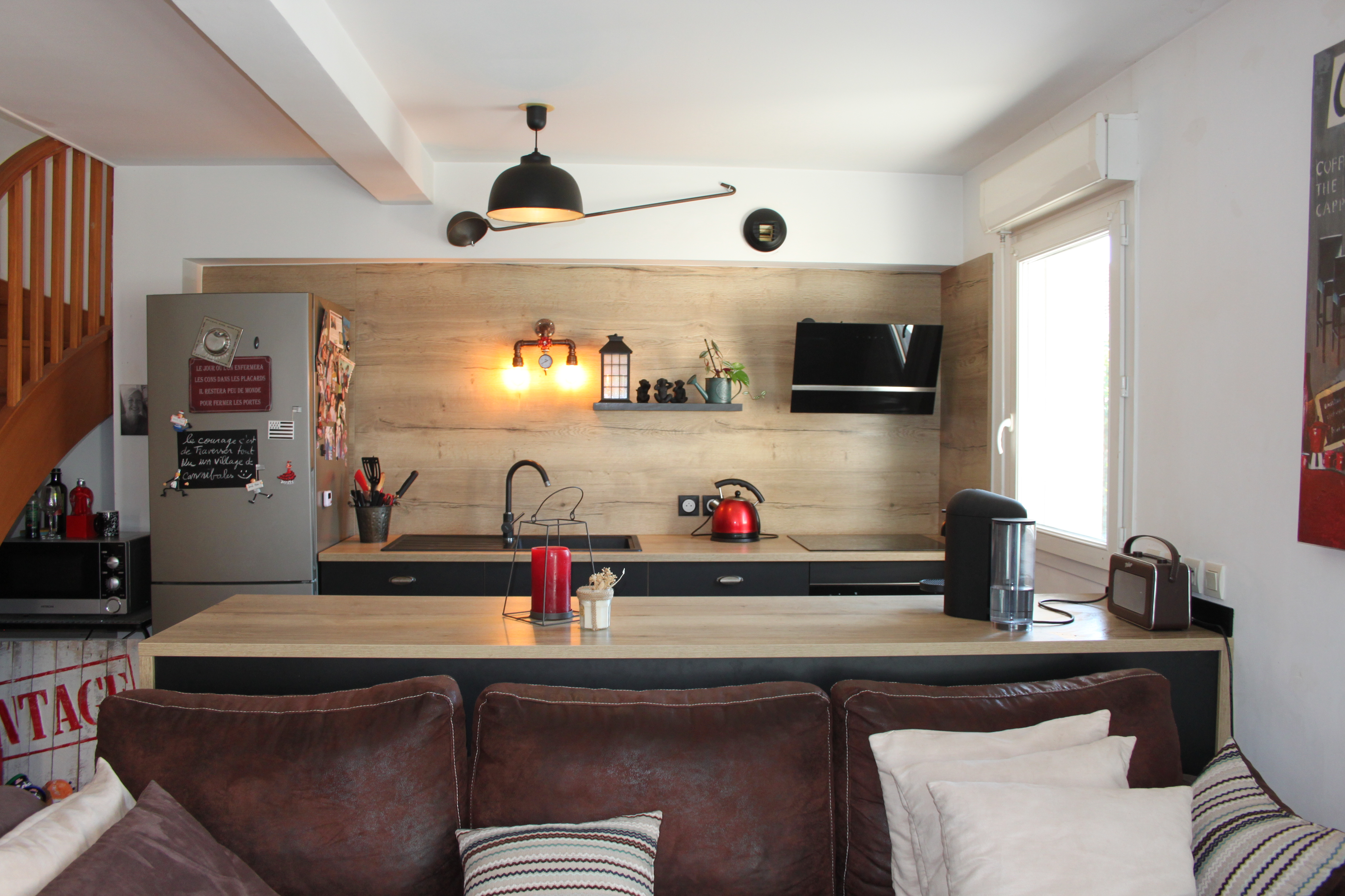 Rénovation d'une cuisine ouverte dans un appartement – rénovation d'appartement Cher
