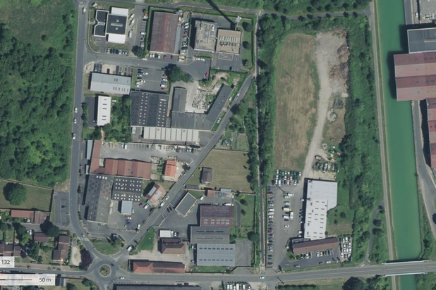 Vue Google de la ZI-construction-equipement-Saint-Brice-Courcelles