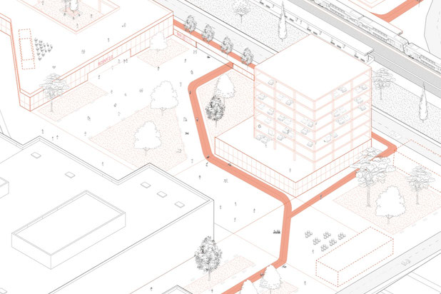 Axonométrie 3-amenagement-espaces_exts-Bobigny