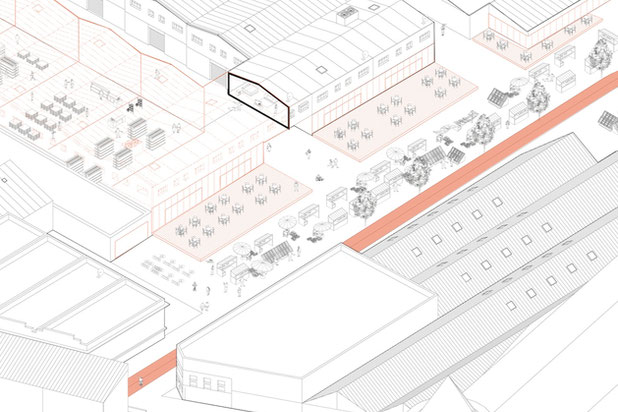 Axonométrie 5-amenagement-espaces_exts-Bobigny