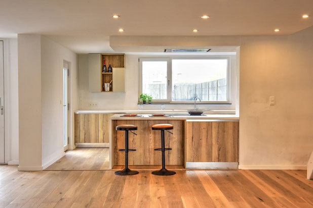 Salon et Cuisine-renovation-maison-Londerzeel
