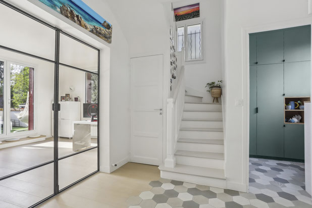 Entrée-renovation-maison-Sèvres