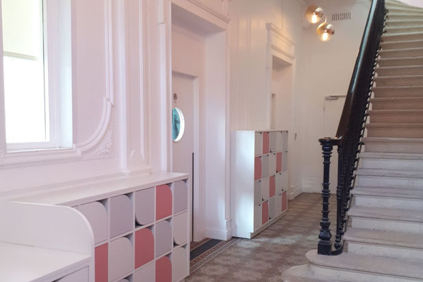 Accueil de la crèche-renovation-immeuble-Bordeaux