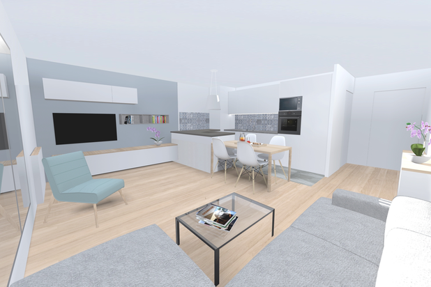 Pièce à vivre-renovation-appartement-Paris