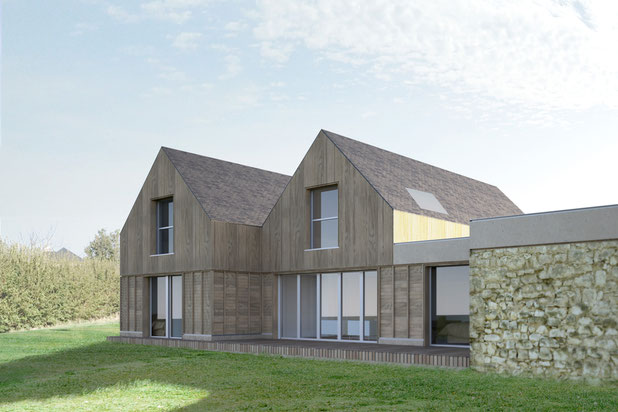 Façade mer-construction-maison-Saint-Cast-le-Guildo