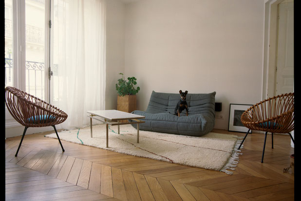 Séjour-renovation-appartement-Paris