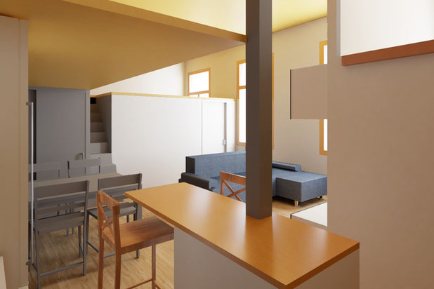 La cuisine-renovation-appartement-Lyon