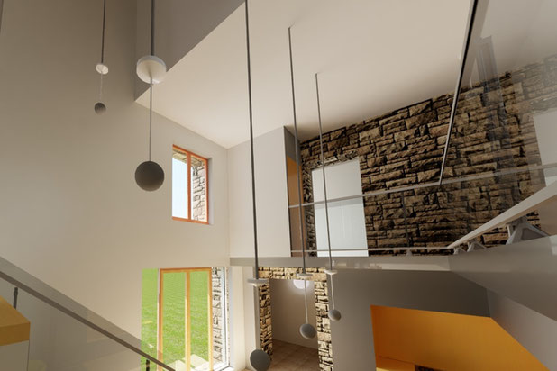 Cuisine lumineuse-renovation-maison-Saint-Julien
