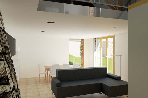 Salon/Salle à manger-renovation-maison-Saint-Julien