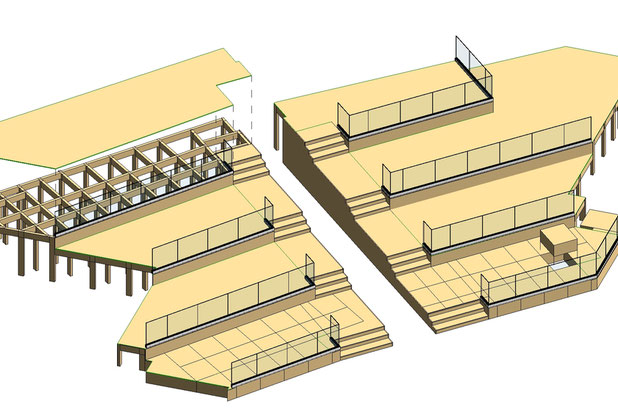 Etude sur les gradins-amenagement-equipement-Lyon