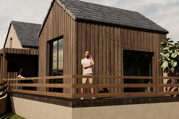 Vue arrière-agrandissement_extension-maison-Barneville-Carteret